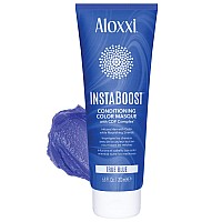 Aloxxi Instaboost Blue Color Depositing Conditioner Mask Instant Temporary Hair Color Dye Hair Color Masque For Deep Conditi