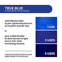 Aloxxi Instaboost Blue Color Depositing Conditioner Mask Instant Temporary Hair Color Dye Hair Color Masque For Deep Conditi