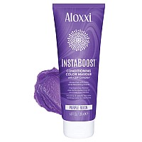 Aloxxi Instaboost Purple Color Depositing Conditioner Mask Instant Temporary Hair Color Dye Hair Color Masque For Deep Condit