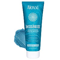 Aloxxi Instaboost Teal Color Depositing Conditioner Mask Instant Temporary Hair Color Dye Hair Color Masque For Deep Conditi