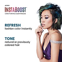 Aloxxi Instaboost Teal Color Depositing Conditioner Mask Instant Temporary Hair Color Dye Hair Color Masque For Deep Conditi