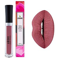 Aromi Rosy Chestnut Matte Liquid Lipstick Warm Earthy Rose Lip Color Vegan Crueltyfree Smudge Proof Longlasting Lipsti