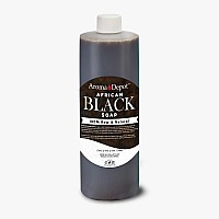 Aroma Depot 16 Oz 1 Lb Raw African Liquid Black Soap 100 Natural Soap For Acne Eczema Psoriasis And Dry Skin Scar Removal F