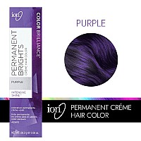 Ion Permanent Brights Creme Hair Color Purple Purple