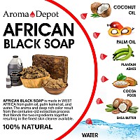 African Black Soap Paste 16 Oz 100 Natural Raw Soap For Acne Eczema Psoriasis And Dry Skin Scar Removal Face And Body Wash