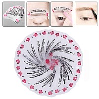 24 Pcs Eyebrow Shaping Stencils, Kalolary Eyebrow Grooming Stencil Kit Shaping Templates Diy Tools For Eyebrows Shaping