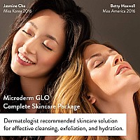 Microderm Glo Complete Skincare Package Includes Diamond Microdermabrasion System Premium Fine Massage Tips 10Mm Filters 100