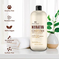 Botanic Hearth Keratin Conditioner With Argan Oil Sulfatefree Hair Treatment For All Hair Types Normal Dry Or Damaged Colo