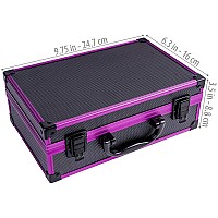 Shany Carry All Makeup Train Case With Pro Makeup Set Makeup Brushes Lipsticks Eye Shadows Blushes Powders And More Reus