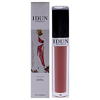 IDUN Minerals Lip Gloss, Cream Peach, 0.27 oz, Hydrating