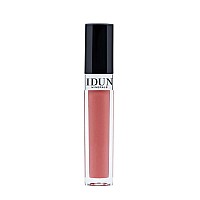 IDUN Minerals Lip Gloss, Cream Peach, 0.27 oz, Hydrating