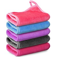 Nugilla Makeup Remover Cloth 13X7 Inch Reusable Makeup Remover Towels Microfiber Fast Drying Facial Washcloth Soft Face Towel