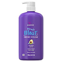 Aussie For Dry Hair Parabenfree Miracle Moist Conditioner With Avocado Jojoba 304 Fluid Ounce 4 Count