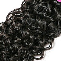 Vanlov Brazilian Water Wave Virgin Hair 4 Bundles 100 Unprocessed Human Hair Extensions Curly Wave Bundles Wet And Wavy Human H