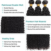 Vanlov Brazilian Water Wave Wet And Wavy Human Hair Weave Bundles Remy Curly Hair Extensions Water Wave Wet Weave Hair Human Bun