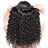 Vanlov Brazilian Water Wave Wet And Wavy Human Hair Weave Bundles Remy Curly Hair Extensions Water Wave Wet Weave Hair Human Bun