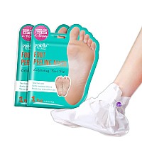 Epiellefoot Peel Mask 2 Pack For Cracked Heels Dead Skin Calluses Make Your Feet Baby Soft Get A Smooth Skin Remove