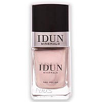 IDUN Minerals Nail Polish, 0.37 Fl Oz, Silver Shimmer