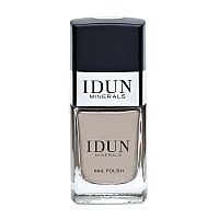 IDUN Minerals Nail Polish, 0.37 Fl Oz, Silver Shimmer