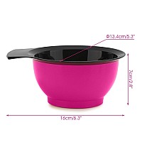 Hair Dye Bowl Professional Hair Color Bowls Plastic Mixing Tint Bowl Set Kit Stackable Diy Hair Dye Tools Assorted Colors For