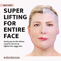 Doctorcos Super Lifting Skin Mask Set Silicone Mask Reusable Aqua Glow Mask 371 Oz Fill Up Wrinkle Cream 169 Oz