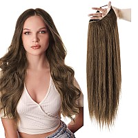 Full Shine U Part Human Hair Wig 120 Gram Half Wig Real Human Hair Color 4 Medium Brown U Part Wig Human Hair Straight 14 Inch R