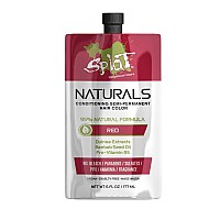 Splat Naturals Semipermanent Hair Color Red 6 Oz