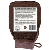 Natural Elephant Exfoliating Hammam Glove Chocolate Brown Pack Of 2