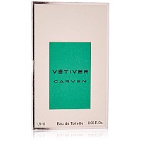 Carven Vetiver for Men 1.6Oz EDT Spray Vial - Mini