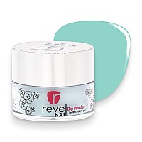 Revel Nail Dip Powder Blue Powder Dip Nail Polish Chip Resistant Dip Nail Powder With Vitamin E And Calcium Diy Manicure Bl