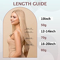 Full Shine Wire Hair Extensions For Women 80 Grams Color Ash Brown To Platinum Mix Ash Blonde Hair Extensions With Adjustable Clip Invisible Wire Human Hair Extensions Thick Hair 12 Inch