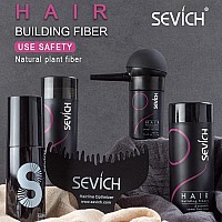 Sevich Hair Fibers For Thinning Hair Hair Building Fibers Instantly Thicker Fuller Lookhair Powder For Men Women 12G Mediu