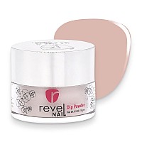 Revel Nail Dip Powder Nude Pink Powder Dip Nail Polish Chip Resistant Dip Nail Powder With Vitamin E And Calcium Diy Manicur