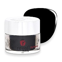 Revel Nail Dip Powder Black Dip Powder For Nails Chip Resistant Dip Nail Powder With Vitamin E And Calcium Diy Manicure Bar