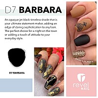 Revel Nail Dip Powder Black Dip Powder For Nails Chip Resistant Dip Nail Powder With Vitamin E And Calcium Diy Manicure Bar