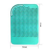 Sygile 11 X 75 Larger Size Heat Resistant Silicone Travel Mat Antiheat Pad For Hair Straighteners Curling Irons Flat Iron