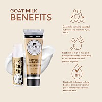 Dionis Goat Milk Skincare Vanilla Bean Scented Hand Cream Lip Balm Set 1 Oz And 28 Oz Made In The Usa Crueltyfree And