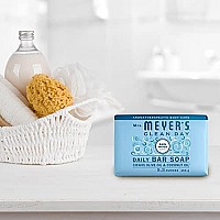 Mrs Meyers Clean Day Bar Soap Use As Body Wash Or Hand Soap Made With Essential Oils Rain Water 53 Oz 1 Bar