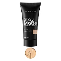 Farmasi Stay Matte Foundation Matte Finish Foundation For A Naturally Flawless Look Poreless Oil Free Full Coverage Face Ma