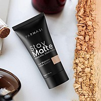 Farmasi Stay Matte Foundation Matte Finish Foundation For A Naturally Flawless Look Poreless Oil Free Full Coverage Face Ma