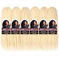 Toyotress Marley Twist Braiding Hair 18 Inch 6 Packs 613 Marley Hair For Faux Locs Marley Twist Crochet Hair Afro Kinky Curly