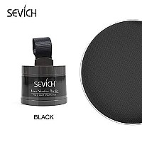 SEVICH Hairline Powder, Quick Cover Grey Hair Root Concealer, Eyebrows & Beard Line for Thinning Grey Hairline, Windproof&Sweatproof, Black