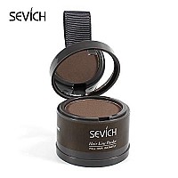 Instantly Hair Shadow - SEVICH Hair Line Powder, Quick Cover Grey Hair Root Concealer with Puff Touch, 4g Medium Brown