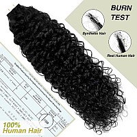 Easyouth Tape In Hair Extensions Human Hair Curly Tape In Curly Hair Extensions Human Hair Natural Black Curly Black Hair Extens