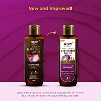 Wow Skin Science Onion Black Seed Hair Oil Nourishing Treatment For Dry Damaged Hair Growth With Almond Castor Olive Cocon