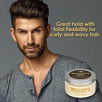 Woody's Styling Cream for Men, 3.4 oz, 2 Pack