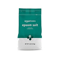 Amazon Basics Epsom Salt Soaking Aid Eucalyptus Scented 3 Pound Pack Of 1 Previously Solimo