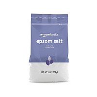 Amazon Basics Epsom Salt Soaking Aid Lavender Scented 3 Pound 1Pack Previously Solimo