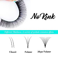 Eyelash Extensions 015 C Curl 14Mm Lash Extensions Supplies Individual Lashes Premium Silk Volume Classic Lash Soft Matte Dar