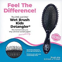 Wet Brush Kids Detangler Hair Brushes - Galaxy - Midi Detangling Brush With Ultra-Soft Intelliflex Bristles Glide Through Tangles With Ease - Pain-Free Comb For All Hair Types